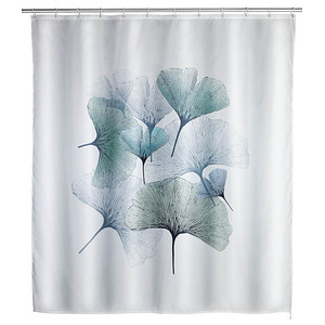 4008838295908 - Anti-Schimmel Duschvorhang Ginkgo Textil (Polyester) 180 x 200 cm waschbar Mehrfarbig Polyester mehrfarbig - mehrfarbig - Wenko