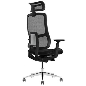 4250504567165 - Bürostuhl T2-BH-02 Stoff schwarz Gestell alu 4250504567165 LMG 4250504567165 - Bürostuhl T2-BH-02 Stoff schwarz Gestell alu 4250504567165 LMG