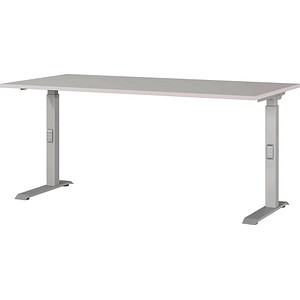 4005949791657 - Schreibtisch DOWNEY 7911-643 manuell höhenverstellbar 68-91cm (H) 160x80cm (BxT) rechteckig kaschmir silber 4005949791657 4005949791657 - Schreibtisch DOWNEY 7911-643 manuell höhenverstellbar 68-91cm (H) 160x80cm (BxT) rechteckig kaschmir silber 4005949791657