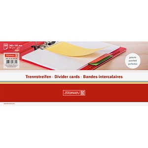 4003273168824 - Trennstreifen weiß 180 g qm Karton 10 St