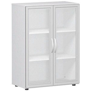 4038933482897 - Aktenschrank Flex S-383802-GTW weiß Acrylglas satiniert 2 Fachböden 800 x 420 x 1104 cm 4038933482897 - Aktenschrank Flex S-383802-GTW weiß Acrylglas satiniert 2 Fachböden 800 x 420 x 1104 cm