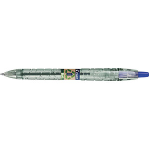 4902505621598 - Kugelschreiber PILOT Bottle 2 Pen Ecoball blau Strichbreite 06 mm dokumentenecht nachfüllbar Druckmechanik 86 % Recyclingmaterial