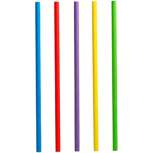 4002911884812 - Trinkhalme Papstar für Shakes Einweg L 250 x Ø 8 mm aus FSC®-zertifiziertem Papier farbsortiert 100 Stück 4002911884812 - Trinkhalme Papstar für Shakes Einweg L 250 x Ø 8 mm aus FSC®-zertifiziertem Papier farbsortiert 100 Stück