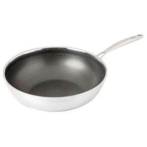 4260759870149 - Wok HENSSLER SCHNELLE NUMMER Pfannen Gr Ø 28 cm + Höhe 125 cm silberfarben (edelstahlfarben) Woks Wabenstruktur und Antihaftbeschichtung Induktion Ø 28 cm Bestseller 4260759870149 - Wok HENSSLER SCHNELLE NUMMER Pfannen Gr Ø 28 cm + Höhe 125 cm silberfarben (edelstahlfarben) Woks Wabenstruktur und Antihaftbeschichtung Induktion Ø 28 cm Bestseller