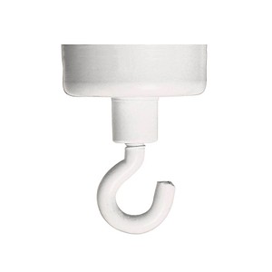 4016946001526 - Haftmagnete mit Haken HM37 rund 37mm Ø weiß 10000g Haftkraft
