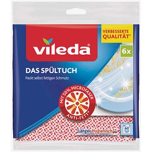 Spültuch mit 30 Prozent Microfaser (6 Stk) - Vileda