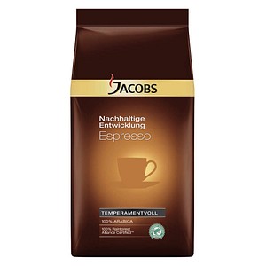 JACOBS Nachhaltige Entwicklung Espressobohnen 1,0 kg JACOBS Nachhaltige Entwicklung Espressobohnen 1,0 kg