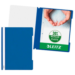 LEITZ Schnellhefter 4191 Kunststoff blau DIN A4