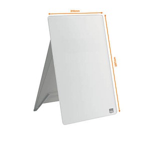 5028252501934 - Glasboard Diamond 216 x 297 x 3 cm (B x H x T) Tafel nicht magnethaftend inkl Glasboard-Marker Dokumentenklammer Tafelwisch