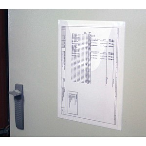 4052301053434 - Schaltplantasche selbstklebend mit V-Öffnung Format DIN A4 transparent VE 25 Stk EICHNER
