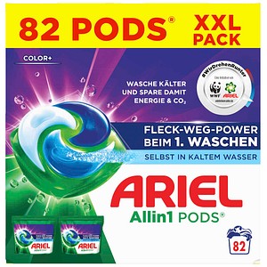 ARIEL COLOR+ Allin1 PODS Waschmittel Caps, 82 St.