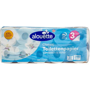 alouette Toilettenpapier XXL PACK 3-lagig, 20 Rollen