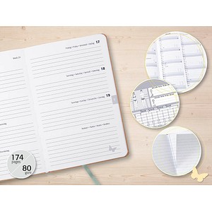 4004360770029 - Buchkalender J6807 braun blau rot orange 2 Seiten 1 Woche 4004360770029 Sigel 4004360770029 - Buchkalender J6807 braun blau rot orange 2 Seiten 1 Woche 4004360770029 Sigel