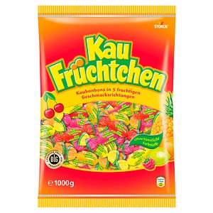 Kaufrüchtchen Kaubonbons 1,0 kg Kaufrüchtchen Kaubonbons 1,0 kg