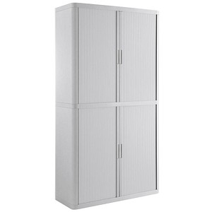 3660141931075 - Aktenschrank easy Office E2C0006500012 Kunststoff Stahl abschließbar 4 OH 110 x 204 x 415 cm keine Fachböden weiß 36601419