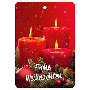 4260269846061 - Geschenkanhänger mehrfarbig Frohe Weihnachten mit roten Kerzen 4260269846061 10 Stück 4260269846061 - Geschenkanhänger mehrfarbig Frohe Weihnachten mit roten Kerzen 4260269846061 10 Stück