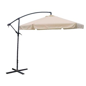 Garden Pleasure Sonnenschirm sechseckig, creme neigbar Ø 300,0 cm, 1 St.
