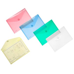 10 FolderSys Dokumententaschen DIN A5 farbsortiert glatt 0,20 mm