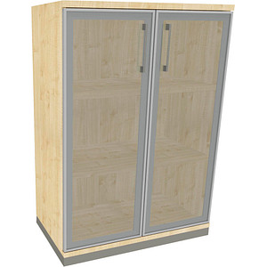 4260429768059 - fm Aktenschrank Oldenburg 4260429768059 königsahorn Acrylglas satiniert 2 Fachböden 800 x 442 x 1133 cm