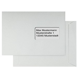 0726529059045 - Versandtaschen DIN C5 mit Fenster grau 500 St 0726529059045 - Versandtaschen DIN C5 mit Fenster grau 500 St