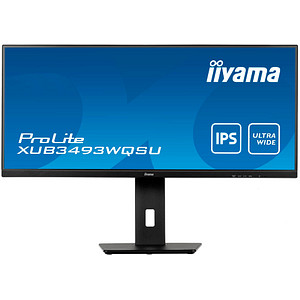 4948570121359 - PROLITE XUB3493WQSU-B5 LED-Monitor EEK F (A - G) 864 cm (34 Zoll) 3440 x 1440 Pixel 219 4 ms HDMI® DisplayPort USB 30 Kopfhörer (35 mm Klinke)