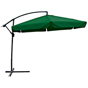 Garden Pleasure Sonnenschirm sechseckig, grün neigbar Ø 300,0 cm, 1 St.