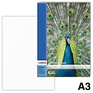 4006144575226 - LANDRÉ® Zeichenblöcke Landré Zeichenblock A3 20Blatt DIN A3 20 Blatt