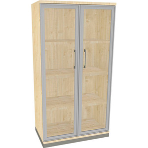 4260429768110 - fm Aktenschrank Oldenburg 4260429768110 königsahorn Acrylglas klar 3 Fachböden 800 x 442 x 1517 cm