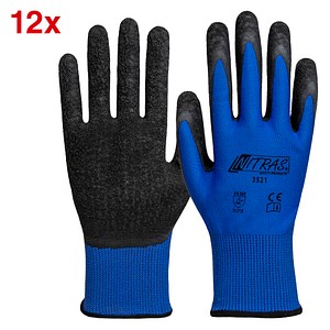 4059904164215 - unisex Arbeitshandschuhe 3521 blau Größe 8 12 Paar