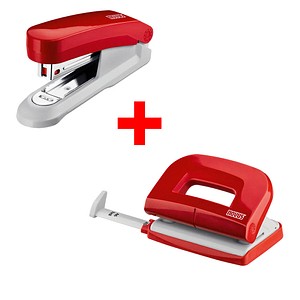4009729051245 - Locher-Heftgerät-Set E210 E15 020-1830 rot 4009729051245 Novus