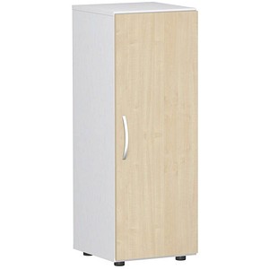 4038933486291 - Aktenschrank Flex S-343102-AW weiß ahorn 2 Fachböden 400 x 420 x 1104 cm