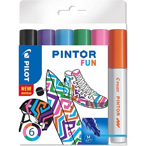 3131910517436 - Kreativmarker Pintor FUN - M sortiert 3131910517436 4161S6F 6 Stück