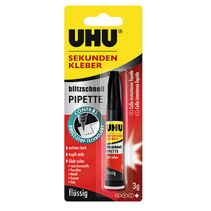 UHU blitzschnell PIPETTE CONTROL Sekundenkleber 3,0 g