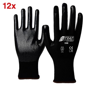4059904107083 - unisex Arbeitshandschuhe 3500 schwarz Größe 7 12 Paar 4059904107083 - unisex Arbeitshandschuhe 3500 schwarz Größe 7 12 Paar