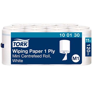 TORK Putztuchrollen Advanced M1 1-lagig weiß, 11 Rollen