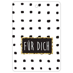 LUMA Geschenkanhänger mehrfarbig für Dich, 10 St.