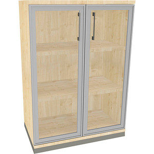 4260429768103 - fm Aktenschrank Oldenburg 4260429768103 königsahorn Acrylglas klar 2 Fachböden 800 x 442 x 1133 cm