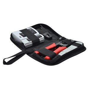4016032348849 - DIGITUS DN-94022 Network Tool Set LAN Tester Crimping Tool Cut and Stripping Tool Punch Down Tool Bag 4016032348849 - DIGITUS DN-94022 Network Tool Set LAN Tester Crimping Tool Cut and Stripping Tool Punch Down Tool Bag