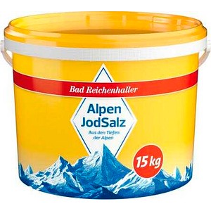 Bad Reichenhaller Alpenjodsalz Salz, 15,0 kg