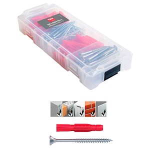 4049563057522 - L-BOXX Micro Allround TRI 68 094901802 Dübel- und Schrauben-Sortiment Ø 45 60 80 mm 4049563057522 140 Stück 4049563057522 - L-BOXX Micro Allround TRI 68 094901802 Dübel- und Schrauben-Sortiment Ø 45 60 80 mm 4049563057522 140 Stück