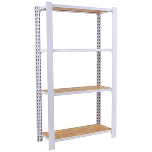 8425437127298 - Schwerlastregal OFFICLICK 4 8425437127298 weiß braun 800 x 300 x 1500 cm 8425437127298 Simonrack 8425437127298 - Schwerlastregal OFFICLICK 4 8425437127298 weiß braun 800 x 300 x 1500 cm 8425437127298 Simonrack