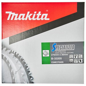 0088381422079 - B-33205 SPECIALIZED Kreissägeblatt 2700 mm 40 Zähne 0088381422079 makita 0088381422079 - B-33205 SPECIALIZED Kreissägeblatt 2700 mm 40 Zähne 0088381422079 makita