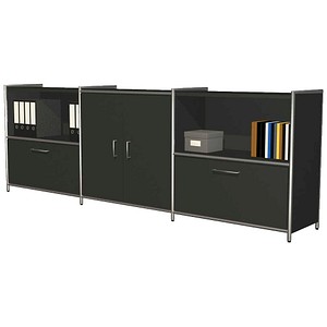 Kerkmann Sideboard Lago, 13791513 anthrazit 236,0 x 38,0 x 78,0 cm, 1 St.