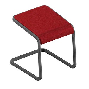 8056457078637 - Hocker OCSTOB01 2IZX C-STOOL rot bis 110kg 8056457078637 Quadrifoglio