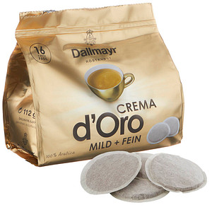 4008167052876 - Kaffee Crema d' Oro mild &  fein Kaffeepads 112g