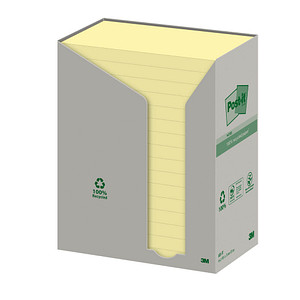 Post-it® Recycling Notes Haftnotizen 655-1T gelb 16 Blöcke