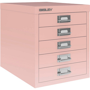 BISLEY MultiDrawer™ L125 Schubladenschrank pink 5 Schubladen 27,9 x 38,0 x 32,5 cm, 1 St.
