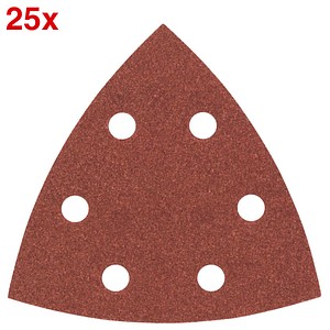 3165140603089 - Accessories 2607017109 Deltaschleifpapier mit Klett gelocht Körnung 180 Eckmaß 93 mm 25 St - Bosch 3165140603089 - Accessories 2607017109 Deltaschleifpapier mit Klett gelocht Körnung 180 Eckmaß 93 mm 25 St - Bosch