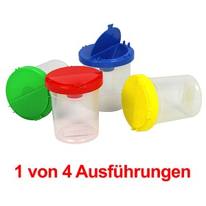 4009793829788 - 12 x Pinselauswascher mit Klappdeckel farbig sortiert 4009793829788 - 12 x Pinselauswascher mit Klappdeckel farbig sortiert