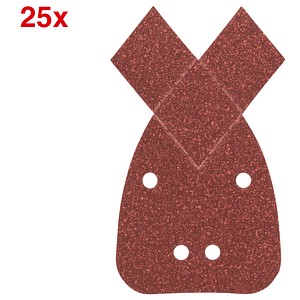 3165140603126 - Accessories 2607017113 Multischleifpapier-Set mit Klett gelocht Körnung 80 120 180 (L x B